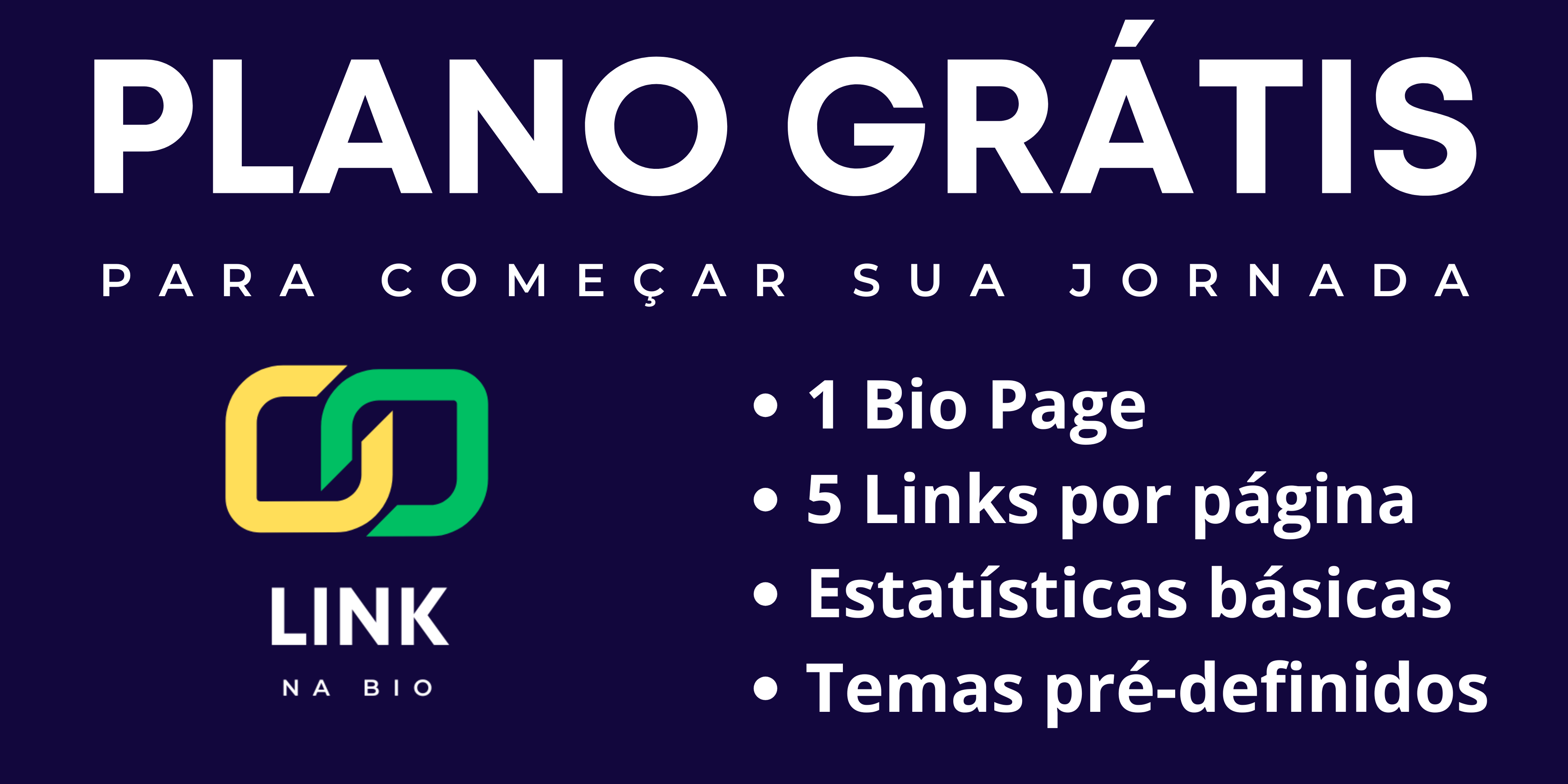 Link na Bio - Plano Grátis